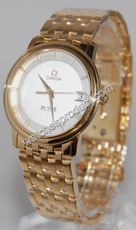 Omega White Dial Watch 4110.32.00