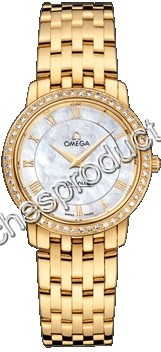 Omega De Ville Prestige Gold set with Diamonds Watch 413.55.27.60.05.001