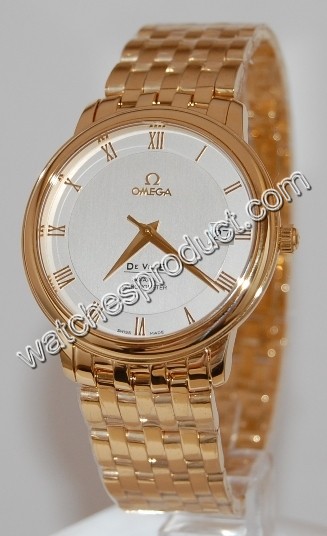 Omega De Ville Prestige Gold Watch 4174.31.00