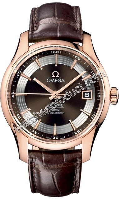 Omega Brown Baton Dial Watch 431.63.41.21.13.001