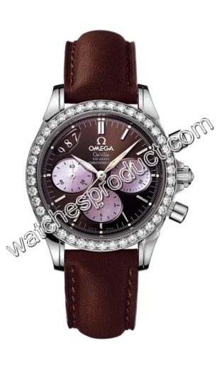 Omega Brown Dial Ladies Watch 4877.60.37