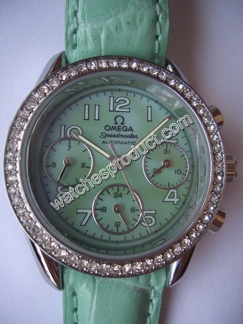 Omega Green mother of pearl Dial Ladies Watch 8069