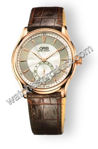 Oris Silver Baton Dial Mens Watch 396 7580 60 51 LS