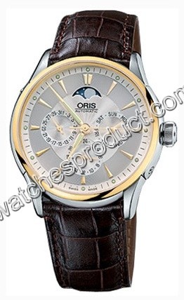 Oris Silver Dial Watch 581 7592 63 51 LS