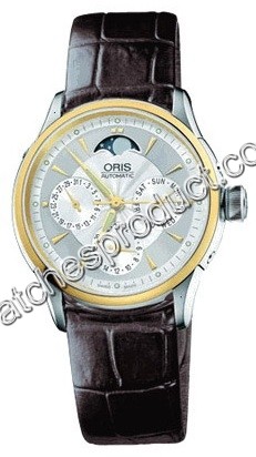 Oris Silver Dial Watch 581 7606 43 51 LS