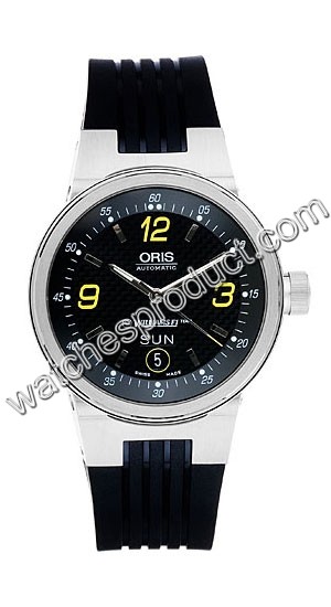 Oris Black Carbon Fiber Dial Mens Watch 635-7560-4142RS