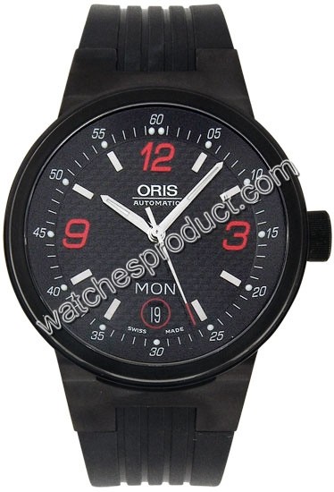 Oris Black Carbon Fiber Dial Watch 635-7560-4748RS