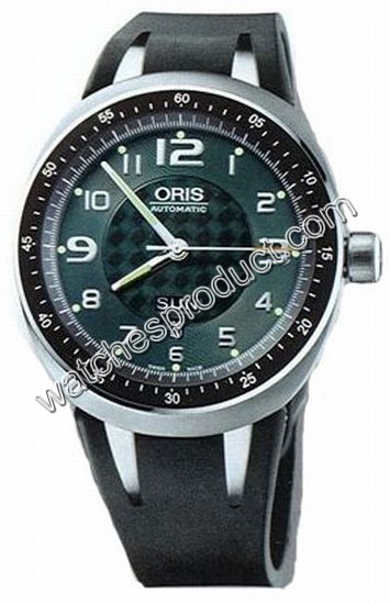 Oris Green Dial Watch 635-7589-7067RS