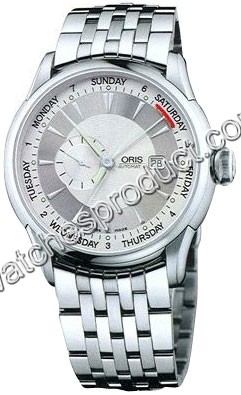 Oris Silver Dial Mens Watch 645-7596-4051MB