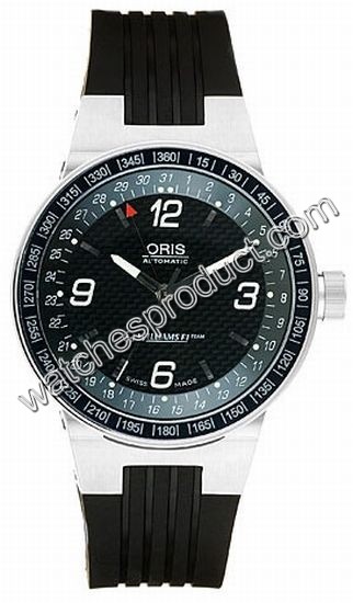 Oris Black Carbon Fiber Dial Watch 654-7585-4164RS