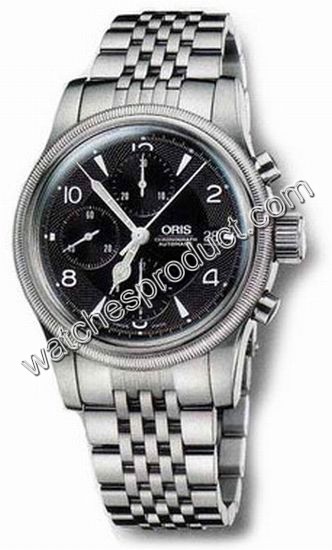 Oris Black Dial Watch 674-7567-4064MB