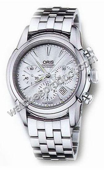 Oris Silver Dial Mens Watch 676-7547-4051MB