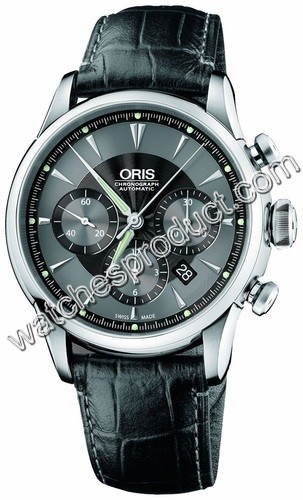 Oris Black Dial Mens Watch 676 7603 40 54 LS