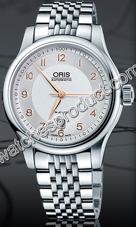 Oris White Dial Watch 733 7594 40 61 MB