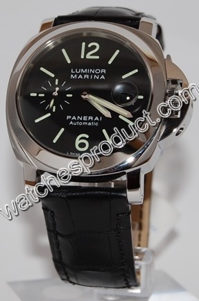 Panerai Black Dial Watch PAM00104