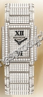 Patek Philippe Diamonds Dial Watch 4909/50G