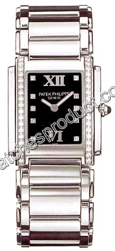 Patek Philippe Black Dial Ladies Watch 4910-10A