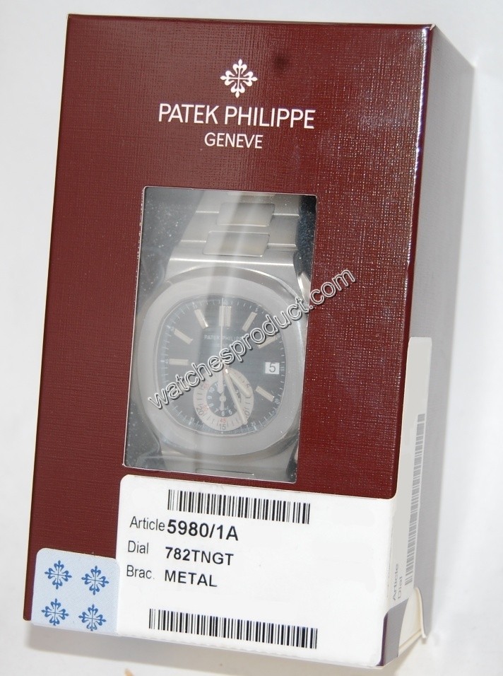 Patek Philippe Blue Baton Dial Watch 5980/1A