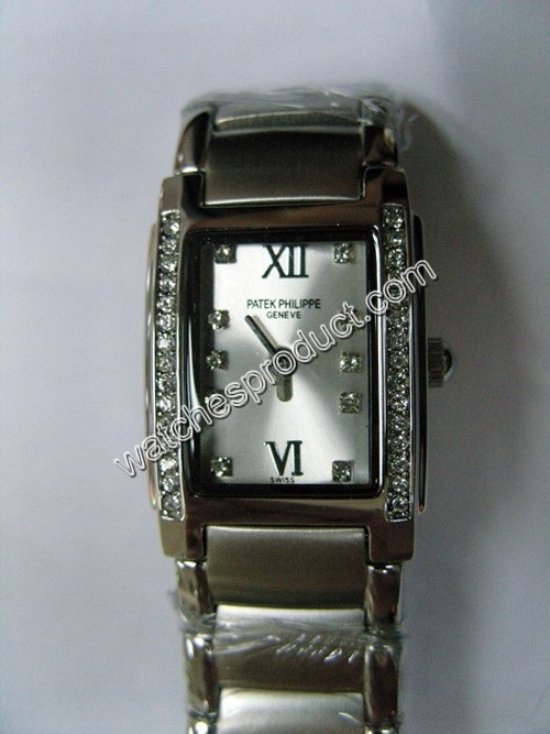 Patek Philippe Silver Dial Ladies Watch 7876