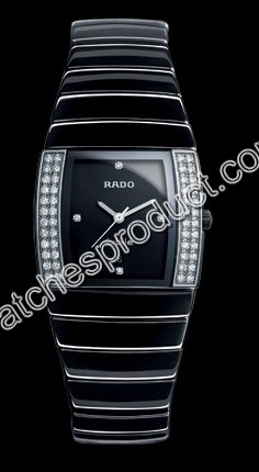 Rado Black Ceramic set with Diamonds Watch 152.0617.3.071