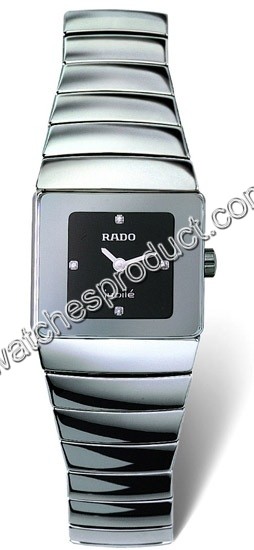 Rado Sintra Platinum Tone Ceramic Watch 153.0334.3.073