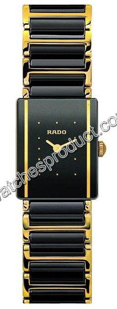 Rado 153.0383.3.016 Black Ceramic & Gold Watch