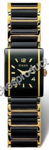 Rado Black & Gold Dial Watch 153.0383.3.019