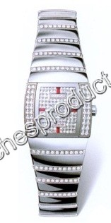 Rado 153.0578.3.096 Platinum Tone Ceramic set with Diamonds Watch