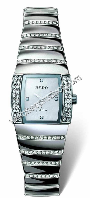 Rado White Mother of Pearl Diamond Dial Watch 153.0578.3.190