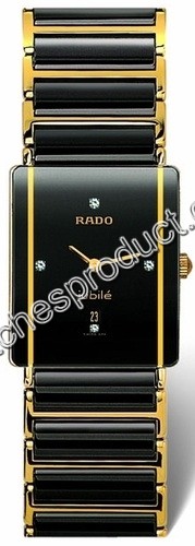 Rado Black Ceramic & Gold Watch 160.0282.3.071