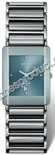 Rado Integral Platinum Tone Ceramic Watch 160.0484.3.076