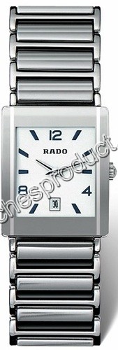 Rado Integral Platinum Tone Ceramic Watch 160.0486.3.011