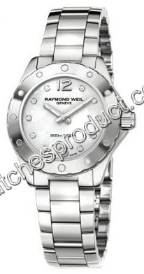 Raymond Weil RW Spirit Steel set with Diamonds Watch 3170-ST-05985