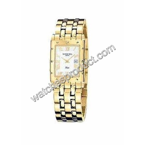 Raymond Weil Yellow Gold Plated Stainless Steel Watch 5381-P-00308