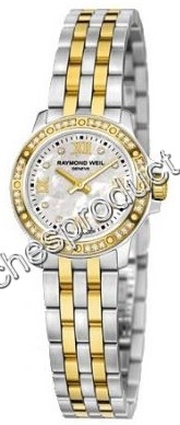 Raymond Weil Tango Steel & Gold set with Diamonds Watch 5799-SPS-00995