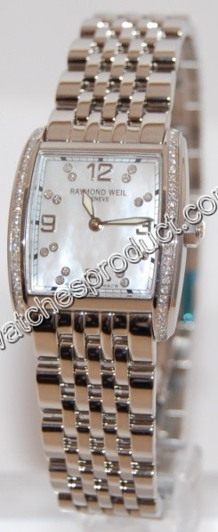 Raymond Weil Mother of Pearl Diamond Dial ladies Watch 5976-STS-05927