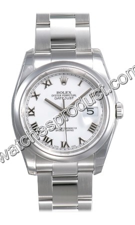 Rolex White Dial Watch 116200WRO