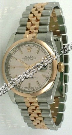 Rolex Datejust Steel & Rose Gold Watch 116201SSO