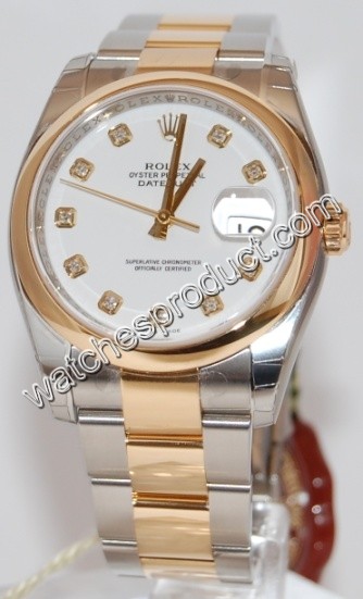 Rolex Datejust Steel & Gold Watch 116203