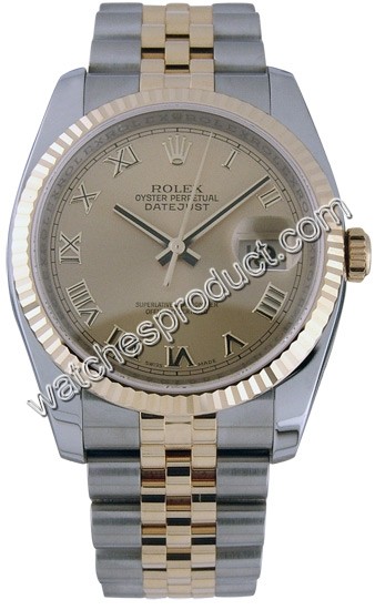 36mm Rolex Mens Watch 116233CHRJ