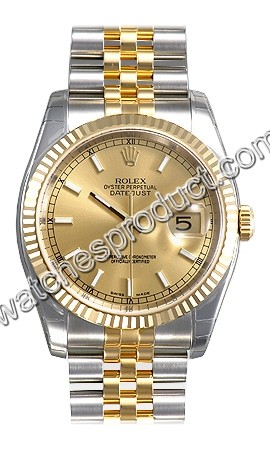 36mm Rolex Mens Watch 116233CSJ