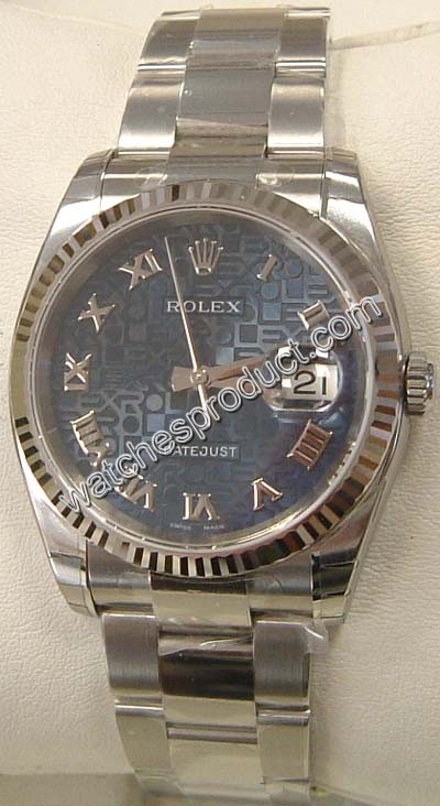 Rolex Steel & White Gold Watch 116234