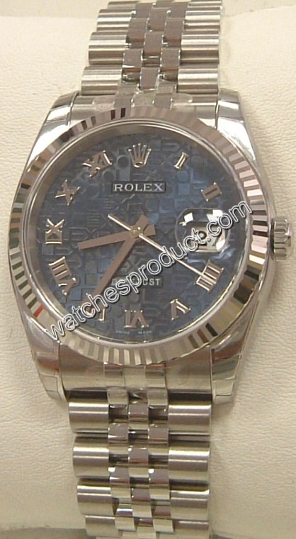 Rolex Datejust Steel & White Gold Watch 116234