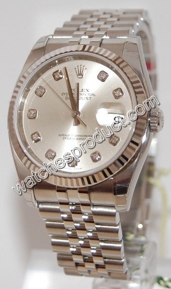 Rolex 116234 Steel & White Gold Watch