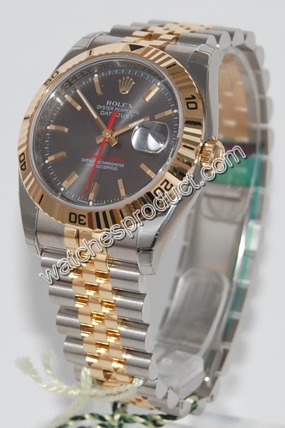 Rolex Datejust Turn-O-Graph 116263GYSJ Mens Watch