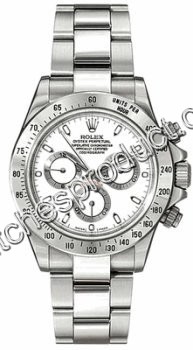 Rolex White Dial Mens Watch 116520