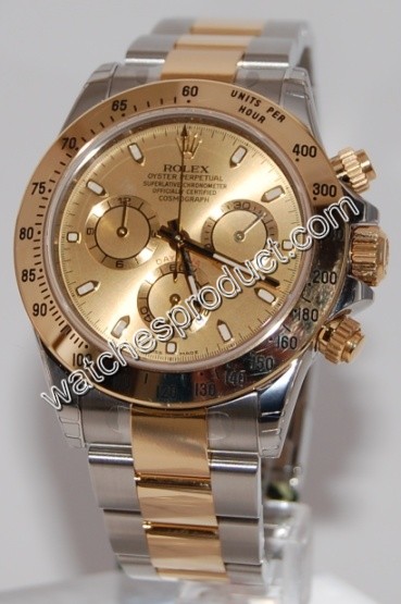 Rolex Daytona Cosmograph Steel & Gold Watch 116523