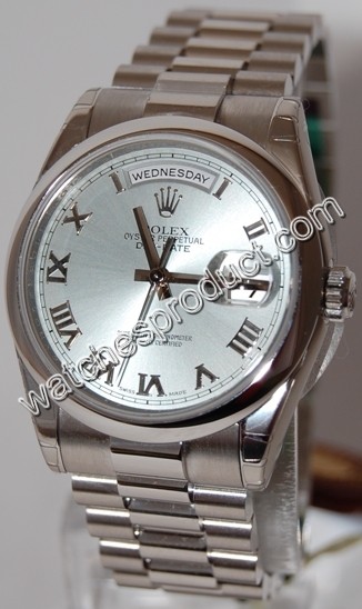 Rolex Day Date Platinum Watch 118206