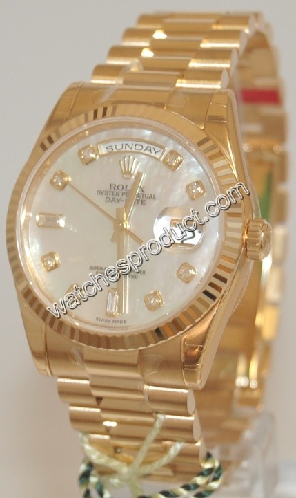 Rolex Yellow Gold Watch 118238