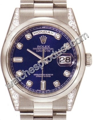 Rolex 118296 Platinum set with Diamonds Watch